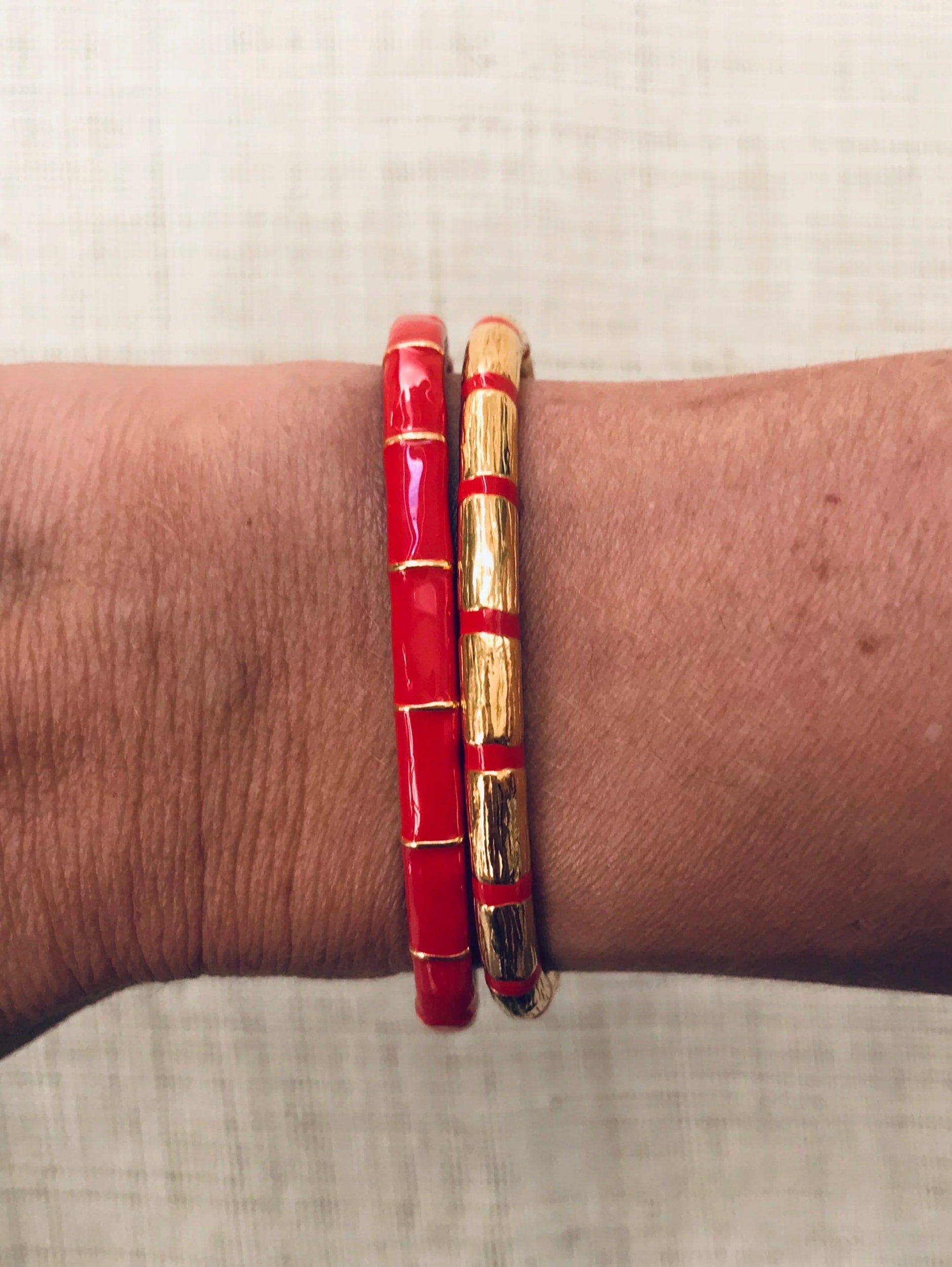Bamboo Cuff Bracelet 10