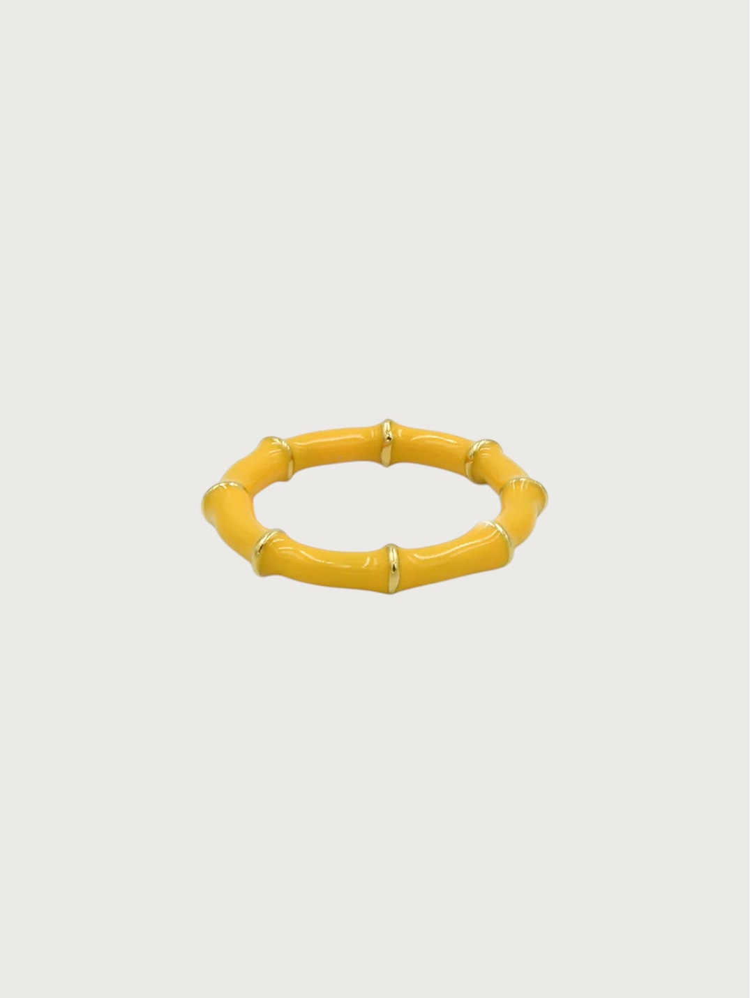 Bamboo Resin Bangle Ring 3