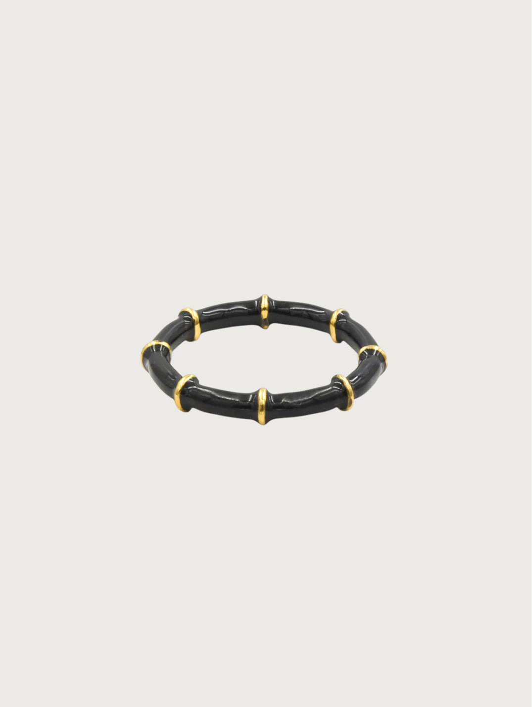 Bamboo Resin Bangle Ring 4