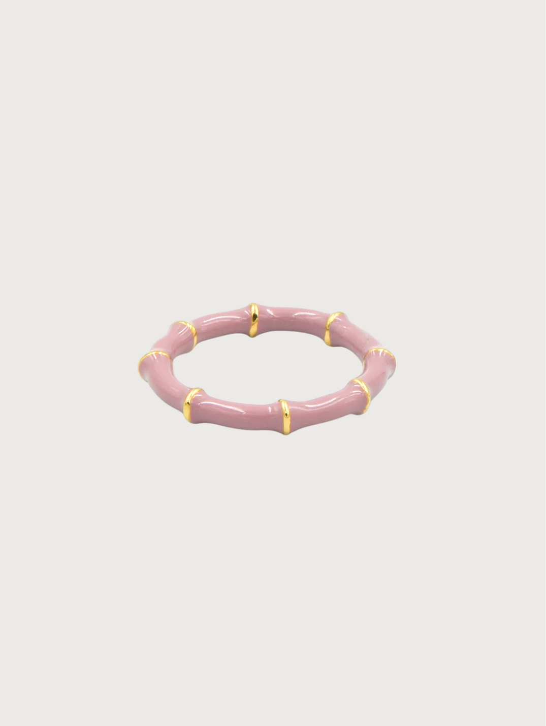 Bamboo Resin Bangle Ring 5