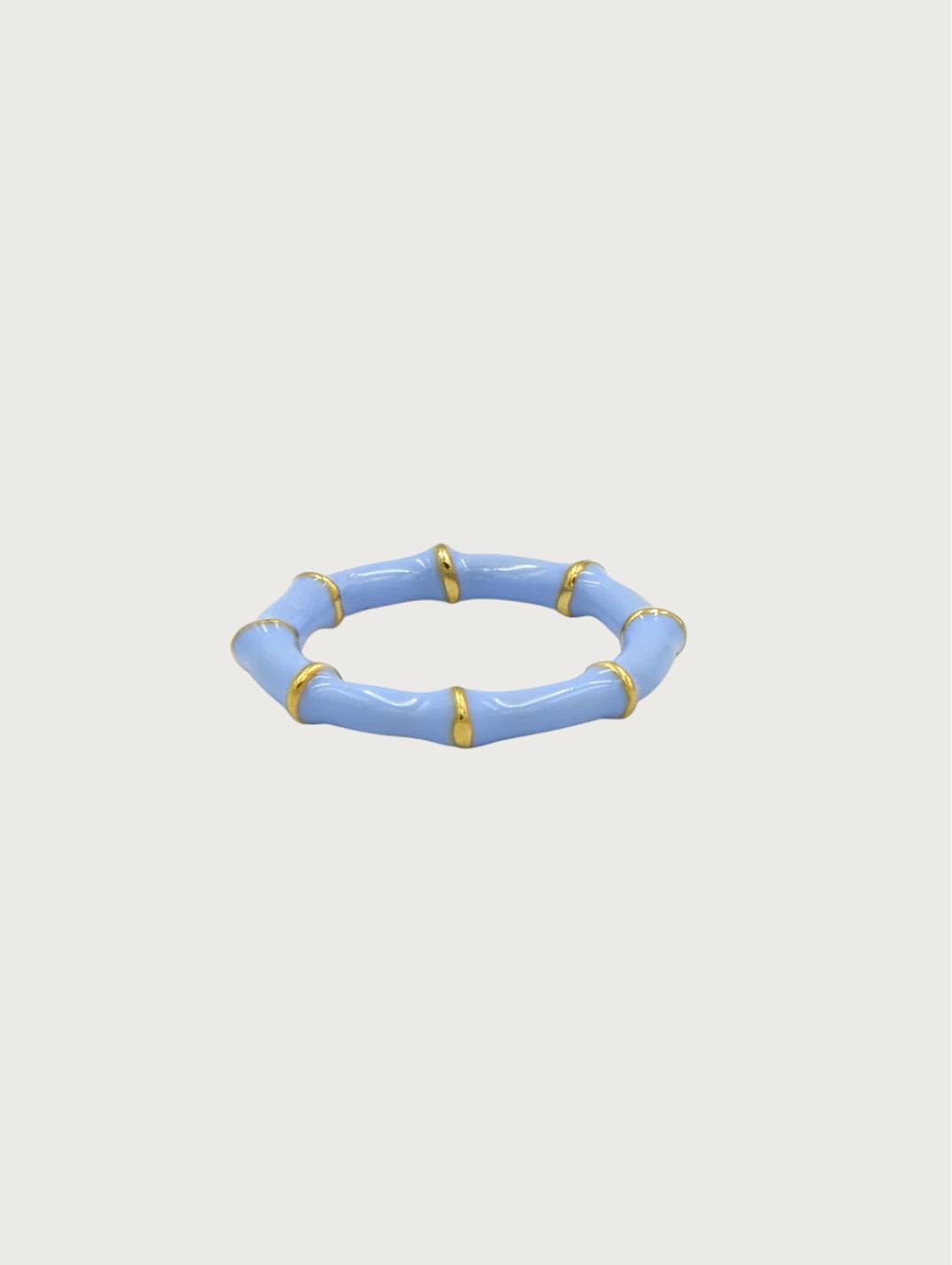 Bamboo Resin Bangle Ring 6