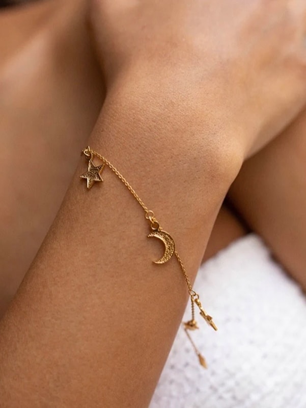 Celestial Charm Chain Bracelet