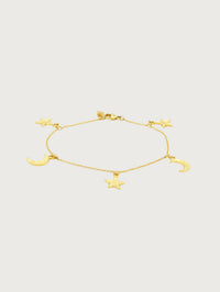Celestial Charm Chain Bracelet