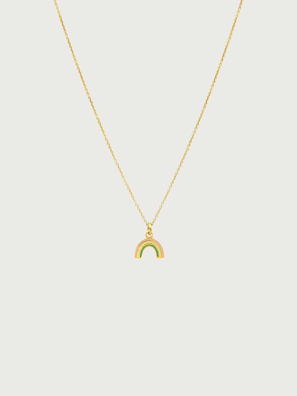 Rainbow Pendant Necklace