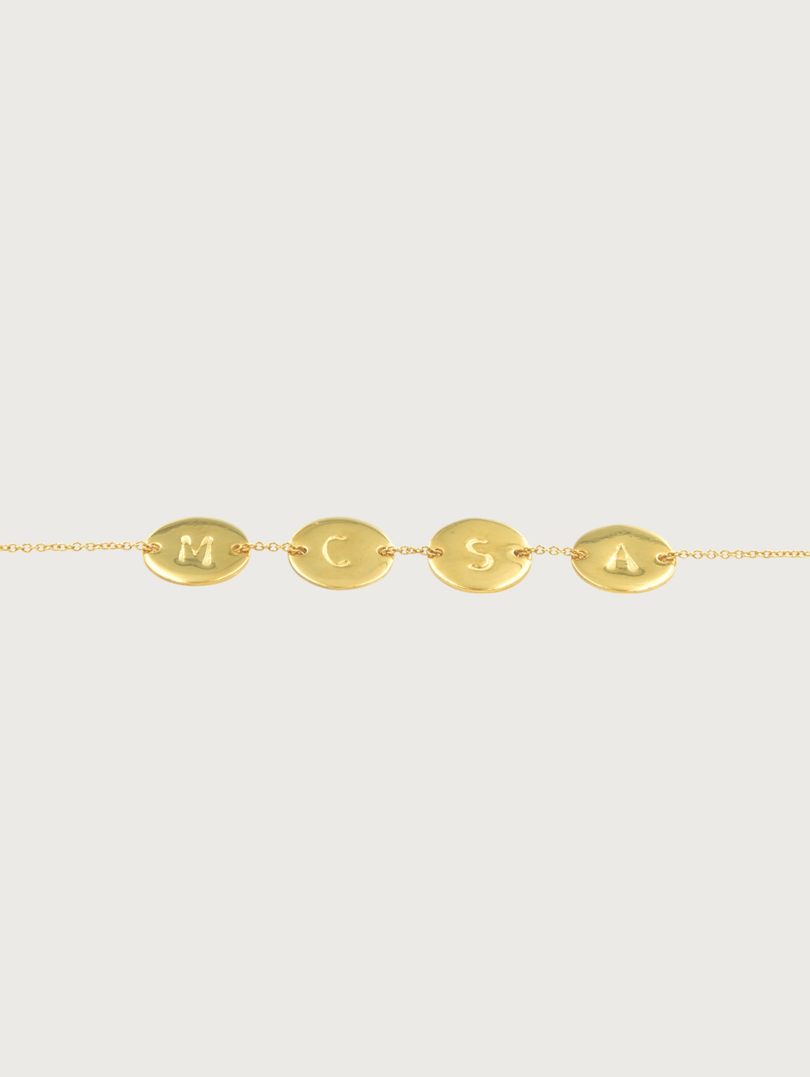 Initial Medallion Bracelet 3