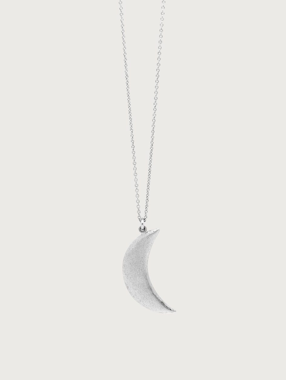 Crescent Moon Pendant Necklace