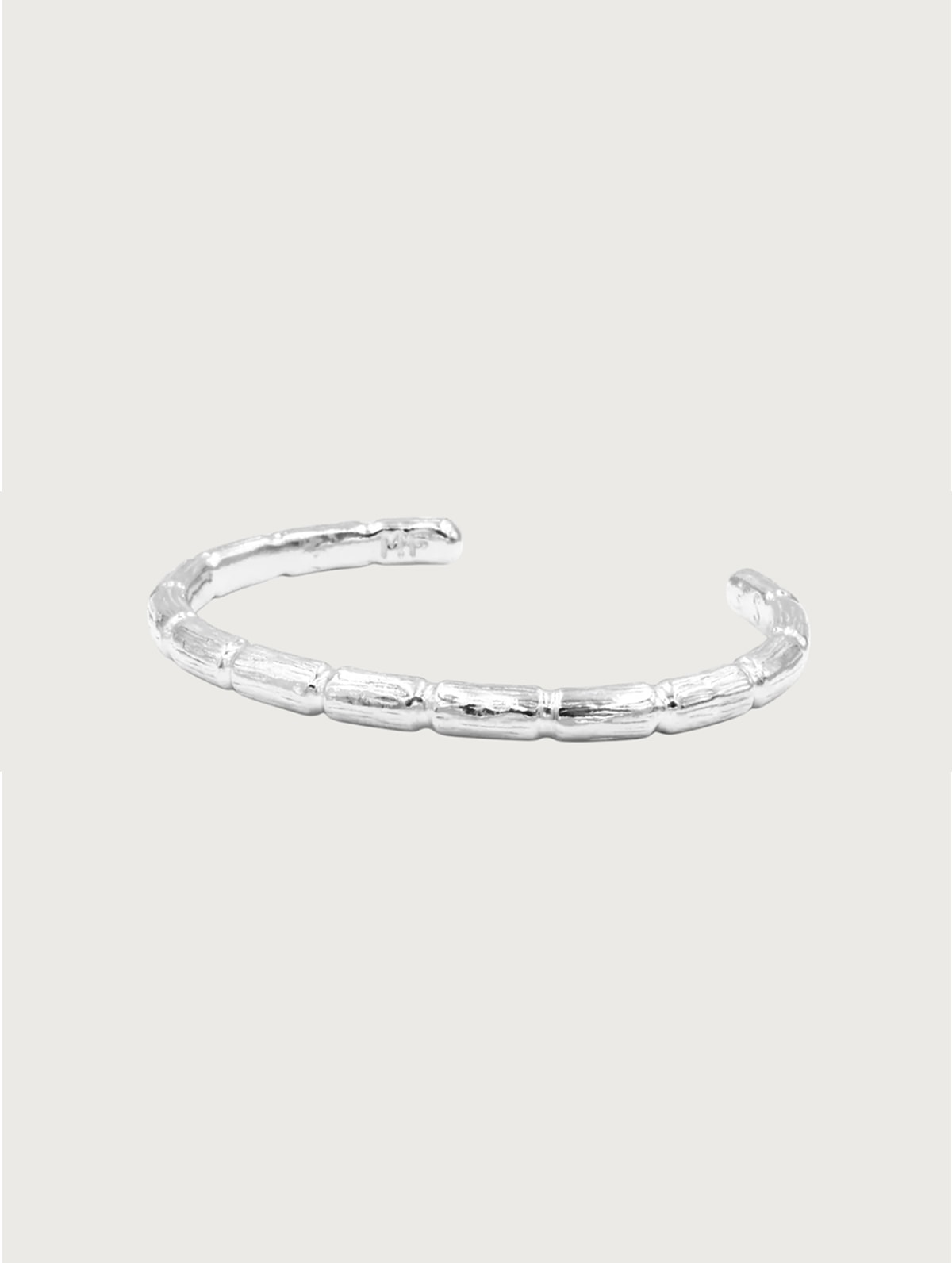 Textured Bamboo Cuff Bracelet