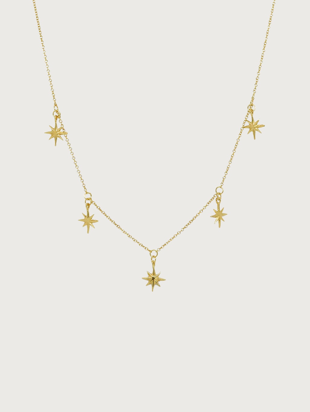 Celestial Star Drop Necklace