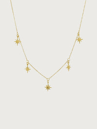 Celestial Star Drop Necklace