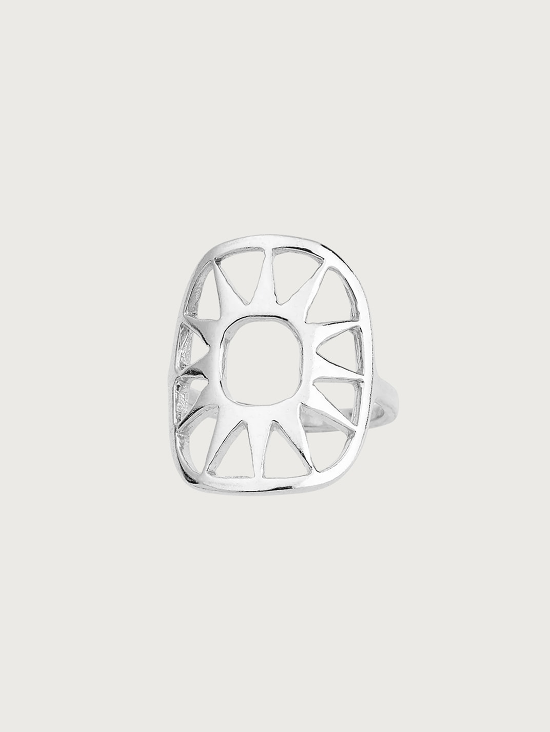 Openwork Sunburst Ring