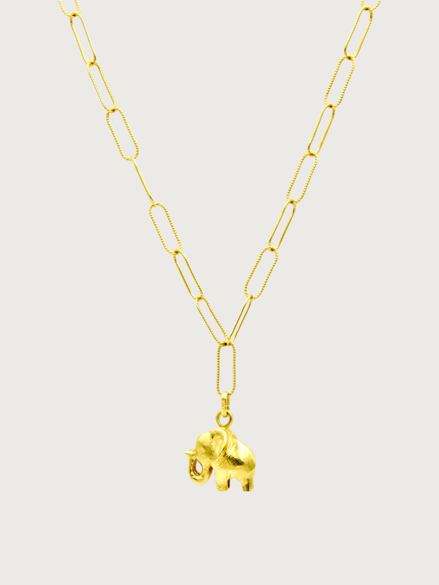 Elephant Charm Necklace
