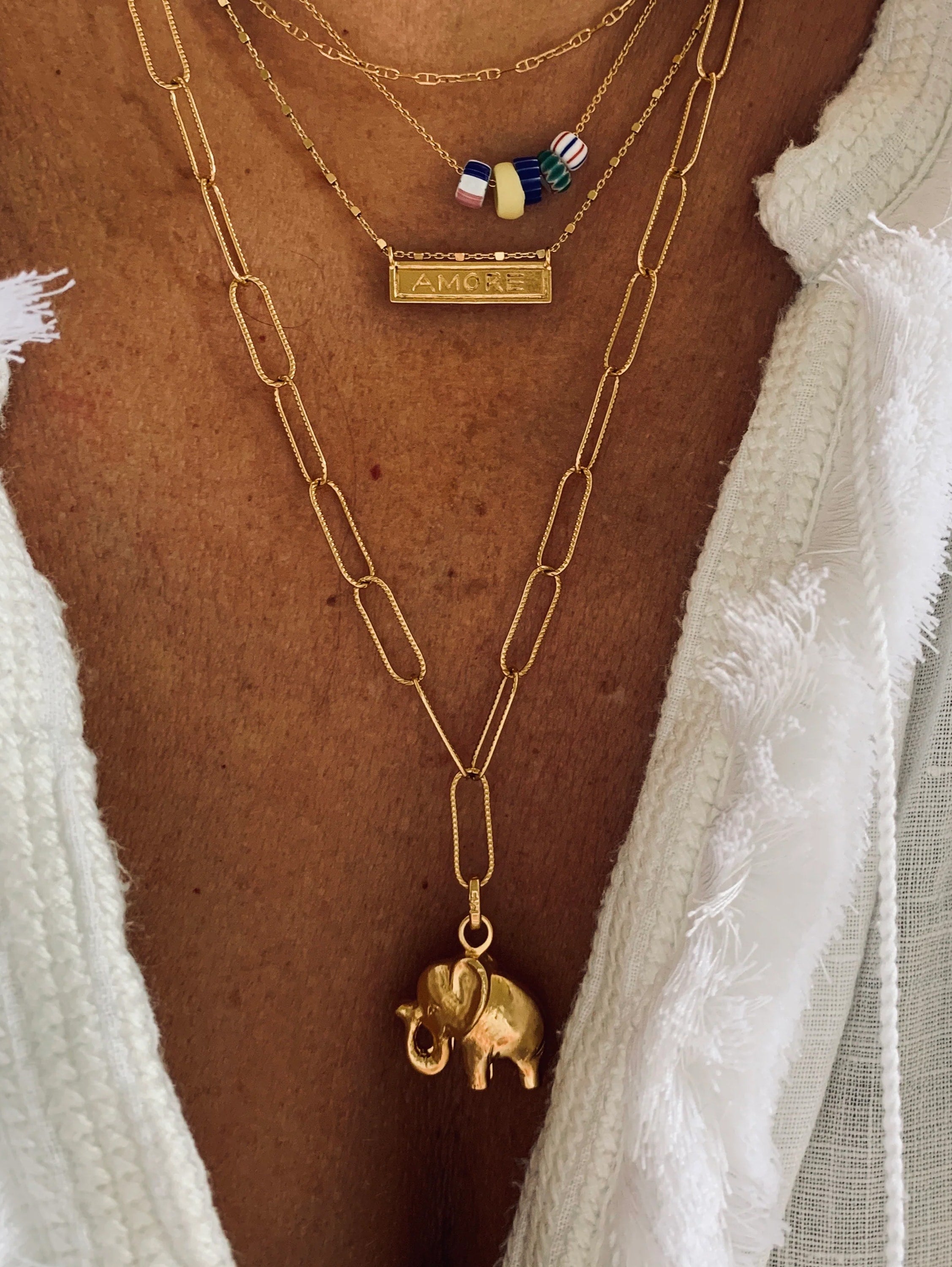 Elephant Charm Necklace 3