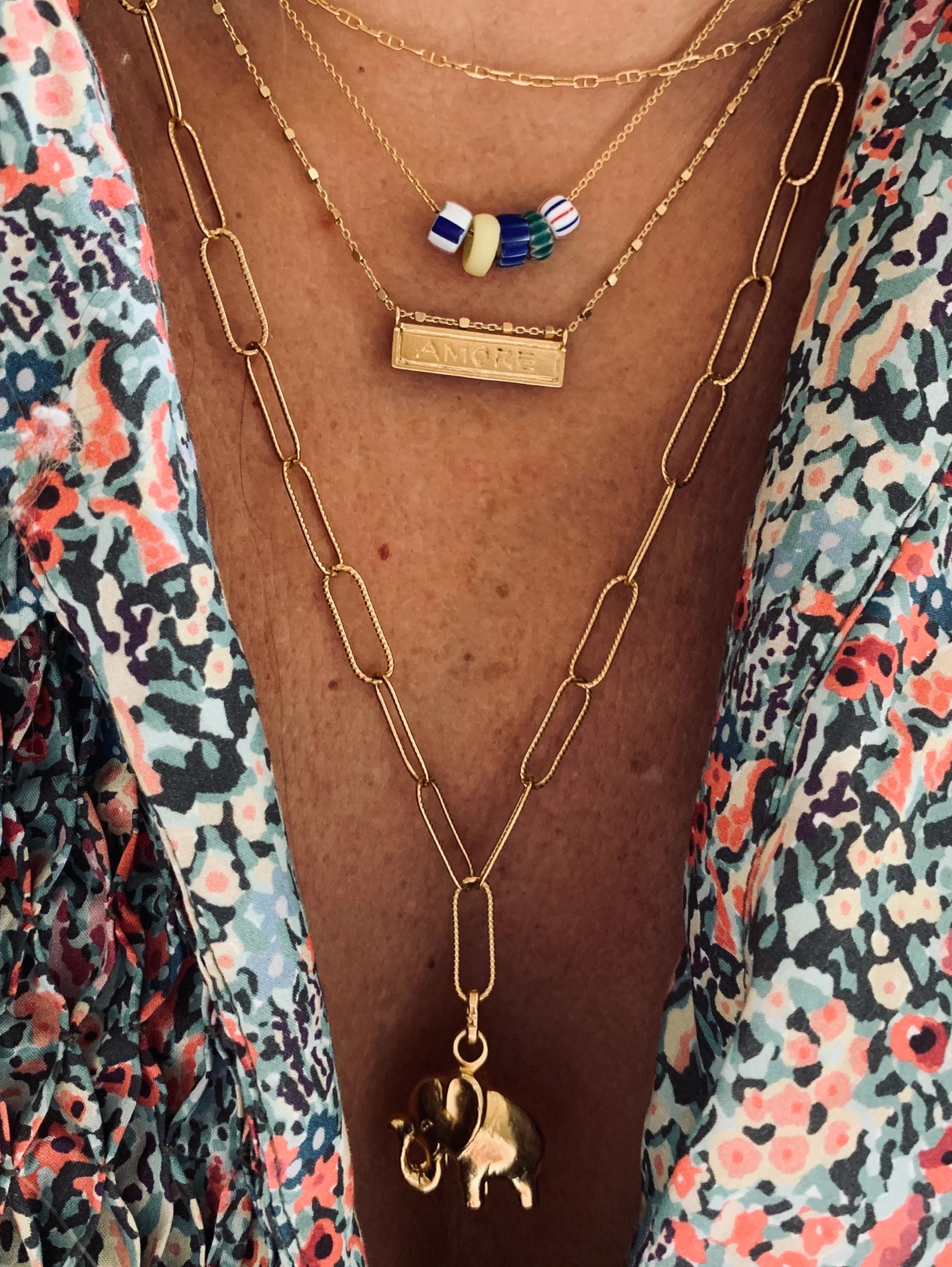 Elephant Charm Necklace 4