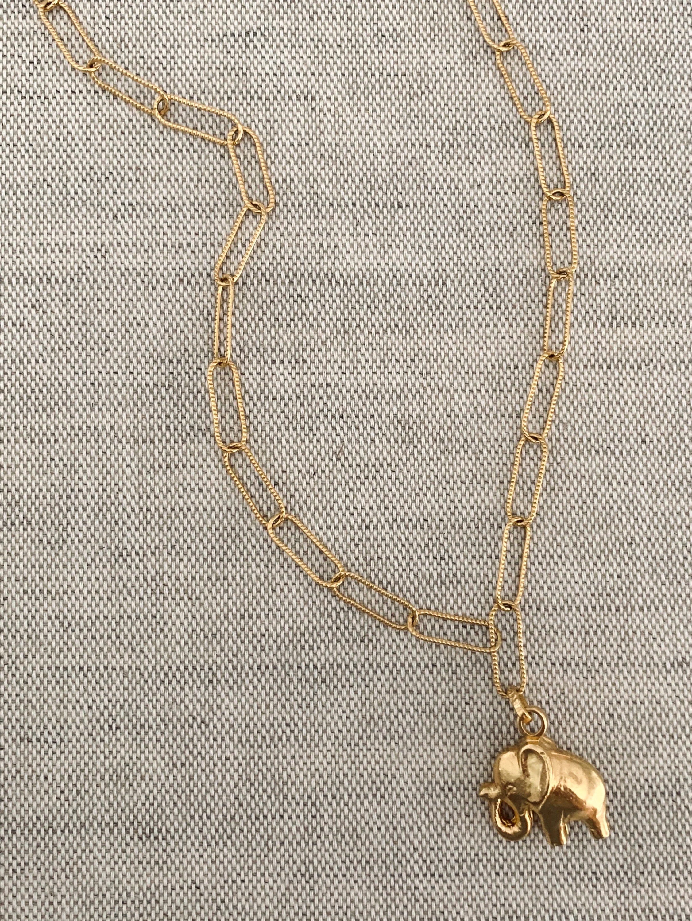 Elephant Charm Necklace 5