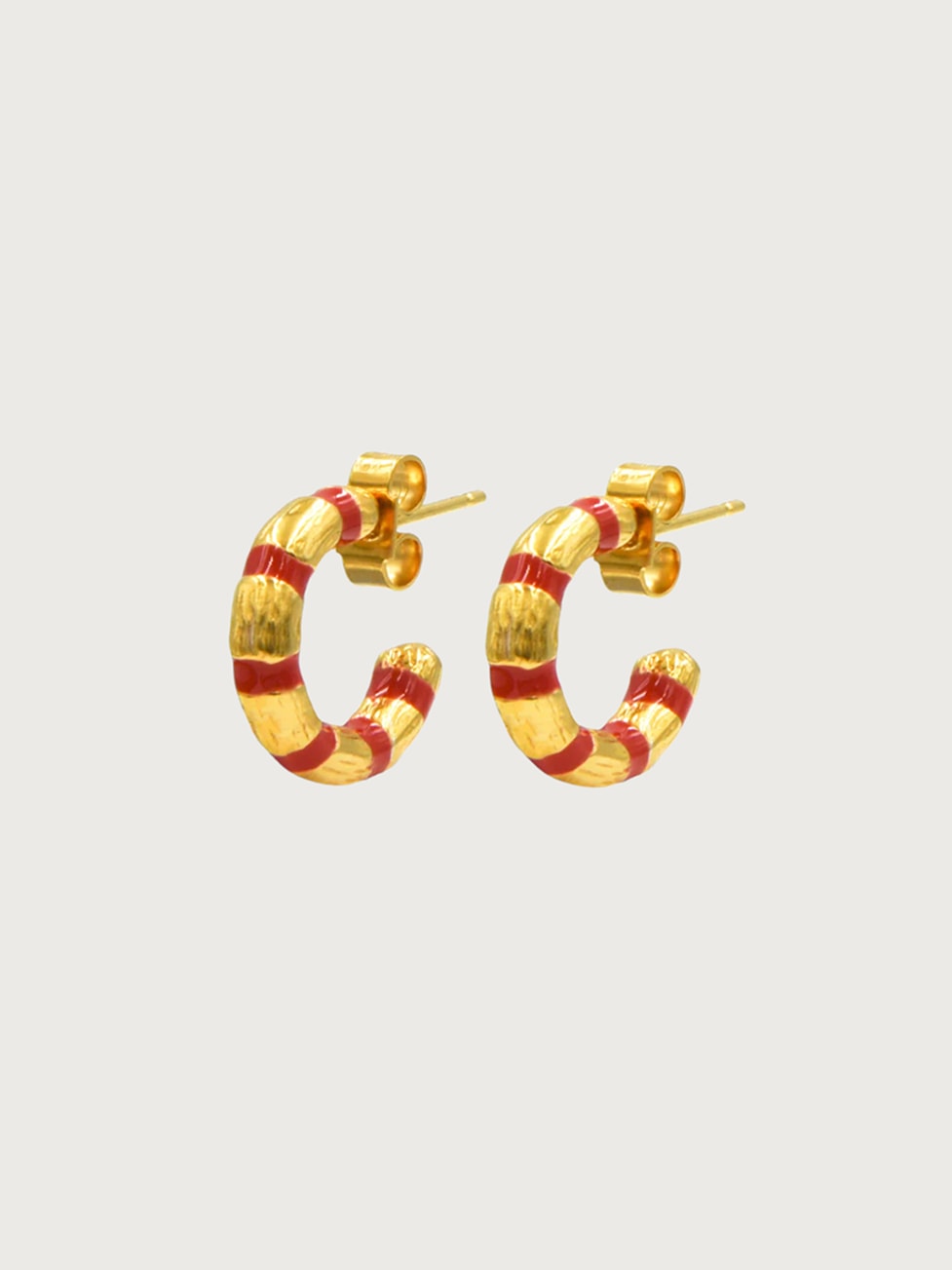 Textured Bamboo Hoops