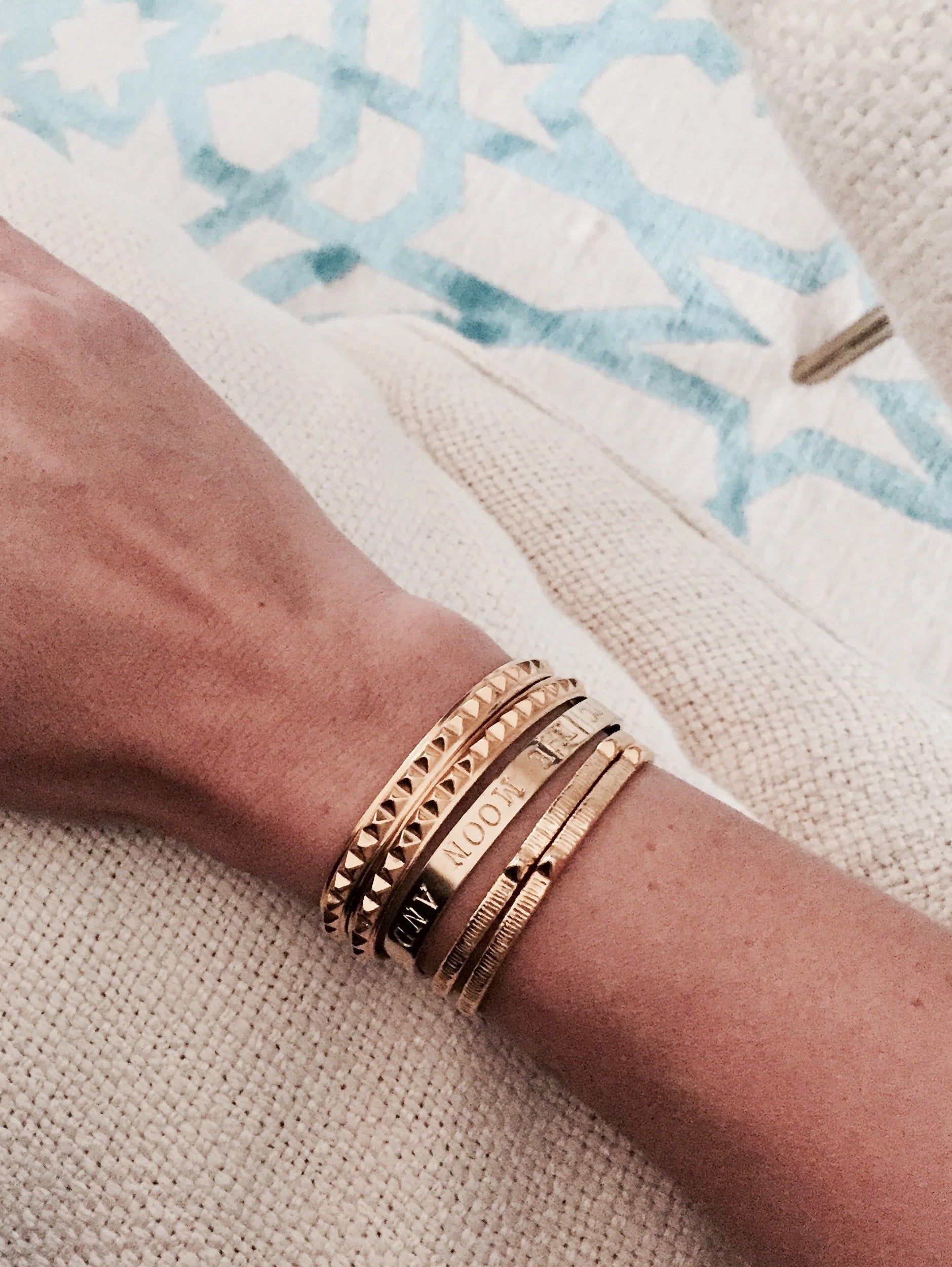 Minimal Bamboo Cuff Bracelet 3