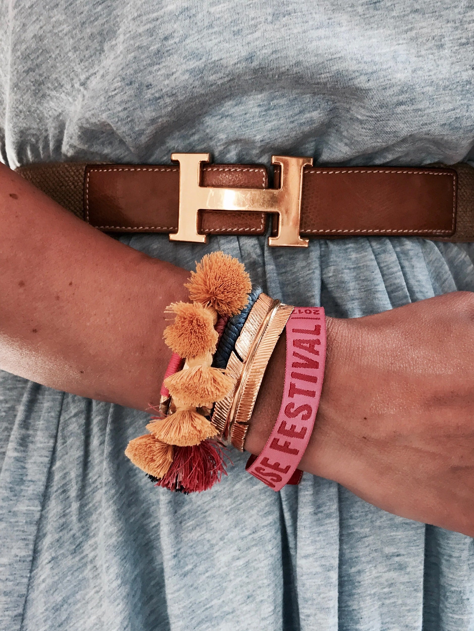 Feather Detail Cuff Bracelet 3