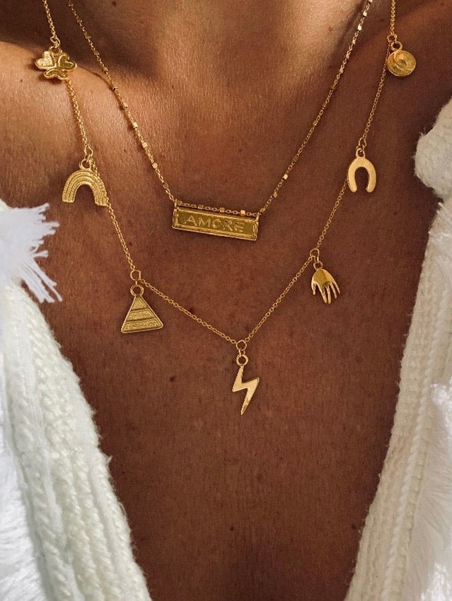 Lucky Symbols Charm Necklace 4