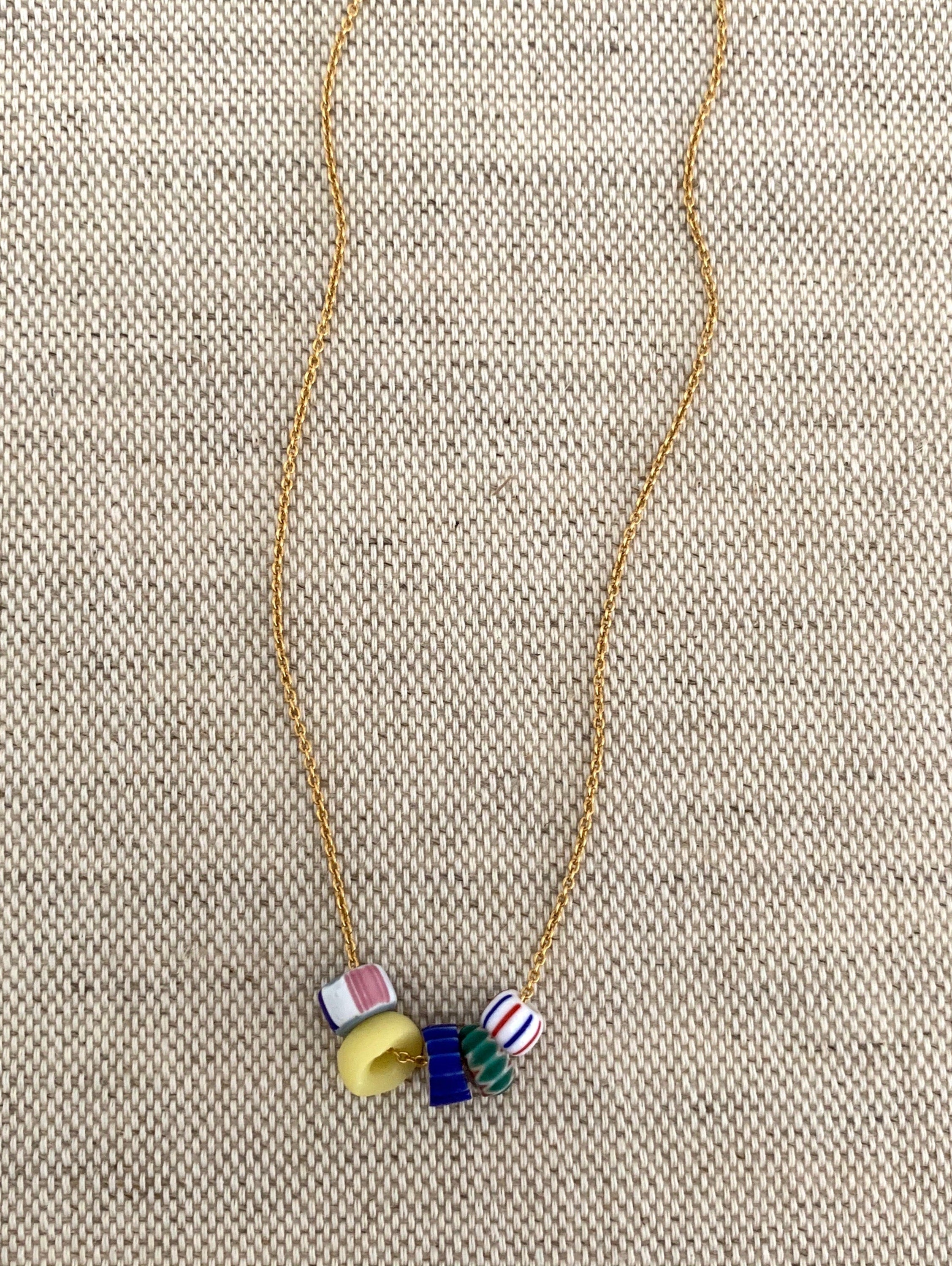 Beaded Charm Necklace 3