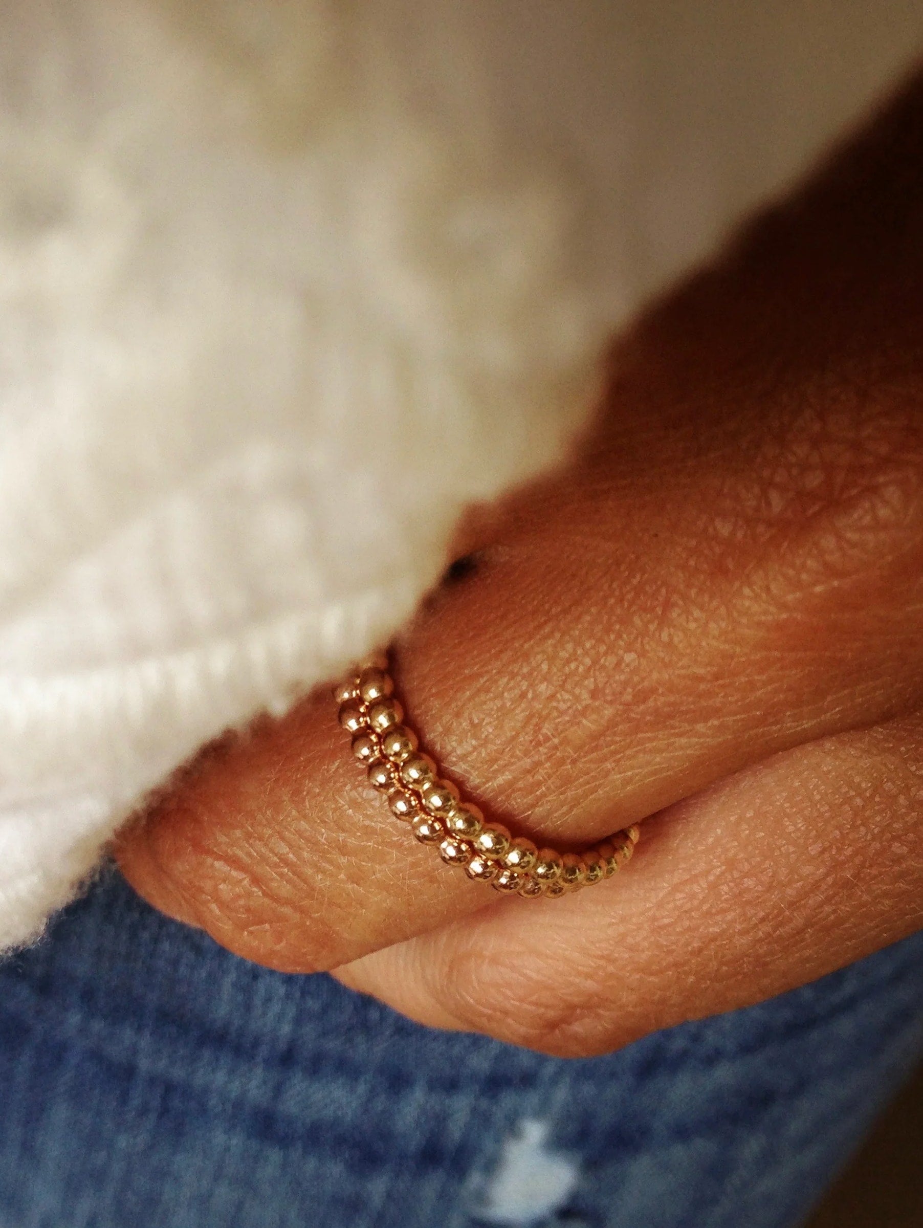 Beaded Stack Ring 7